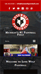 Mobile Screenshot of lonewolfpaintball.com